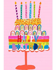 Papersalad Happy Birthday Cake